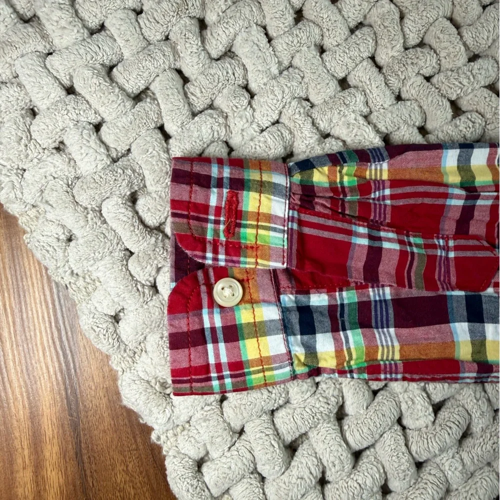 Ralph Lauren | Baby Cotton Classic Red Plaid Button Up | 18 Months
